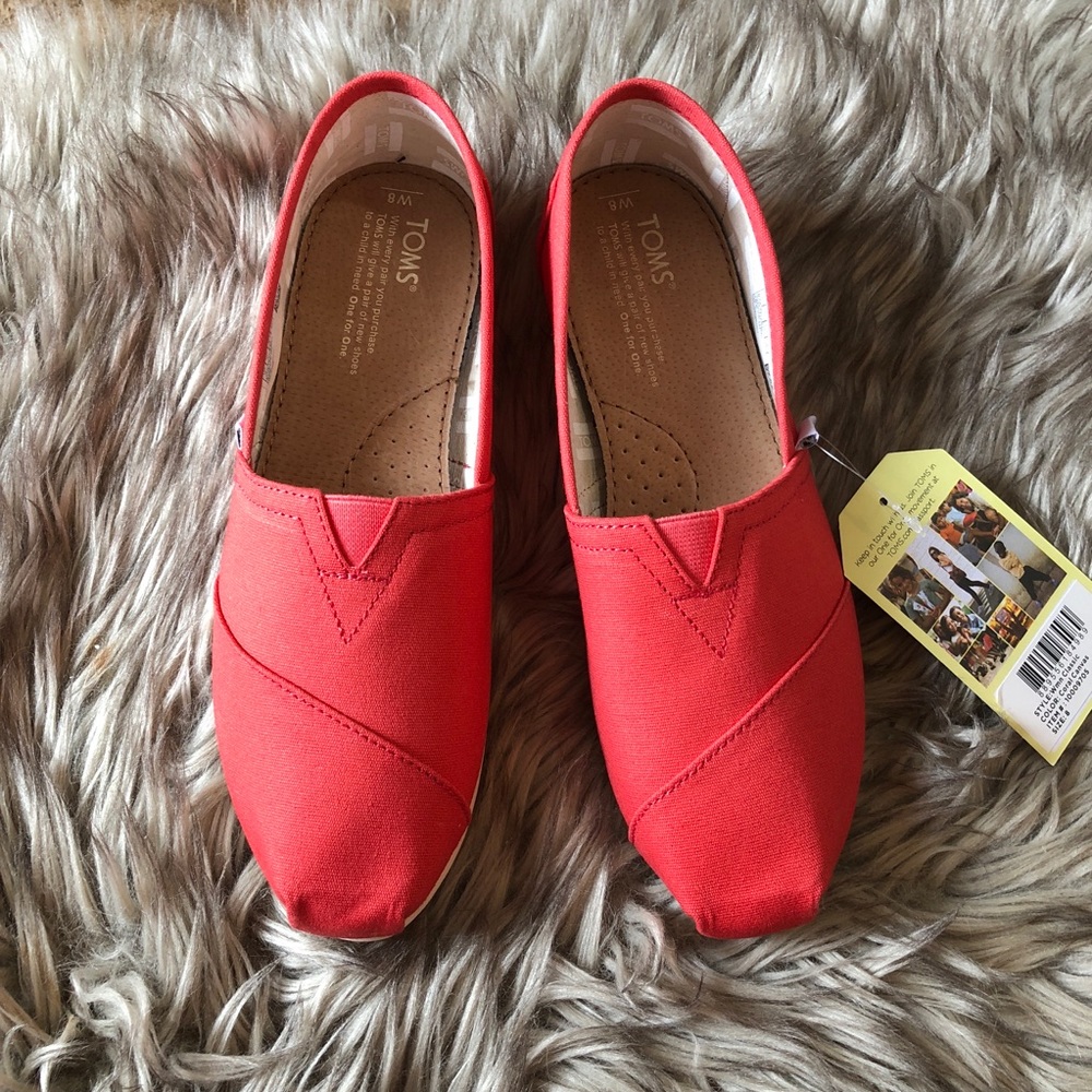 NIB Toms Classic Alparagata washed twill sneaker